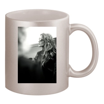 Celine Dion 11oz Metallic Silver Mug