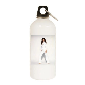 Celine Dion White Water Bottle With Carabiner