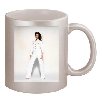 Celine Dion 11oz Metallic Silver Mug