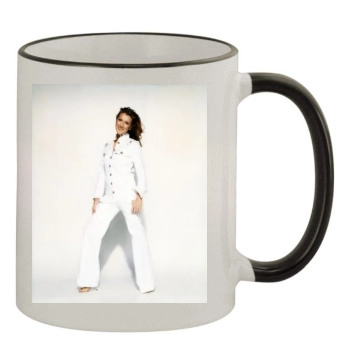 Celine Dion 11oz Colored Rim & Handle Mug