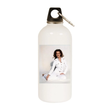 Celine Dion White Water Bottle With Carabiner