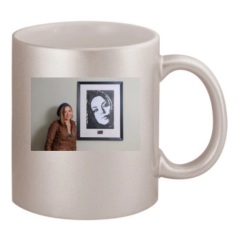 Charlotte Church 11oz Metallic Silver Mug