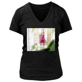 Charlotte Church Women's Deep V-Neck TShirt