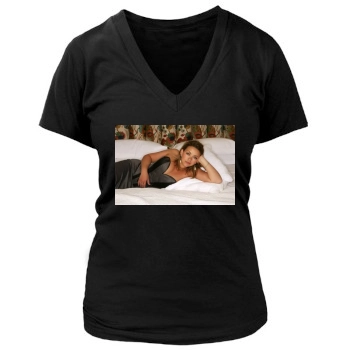 Charlotte Church Women's Deep V-Neck TShirt