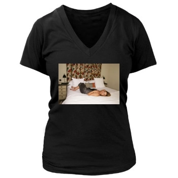 Charlotte Church Women's Deep V-Neck TShirt