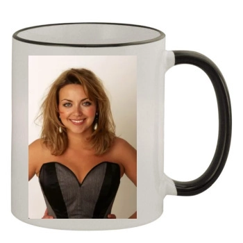 Charlotte Church 11oz Colored Rim & Handle Mug