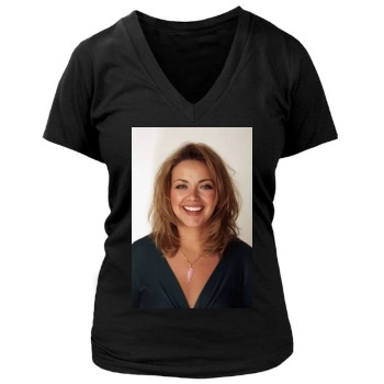 Charlotte Church Women's Deep V-Neck TShirt