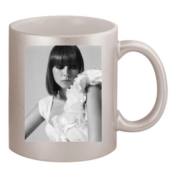 Charlotte Church 11oz Metallic Silver Mug