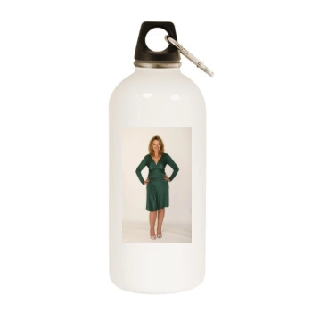 Charlotte Church White Water Bottle With Carabiner