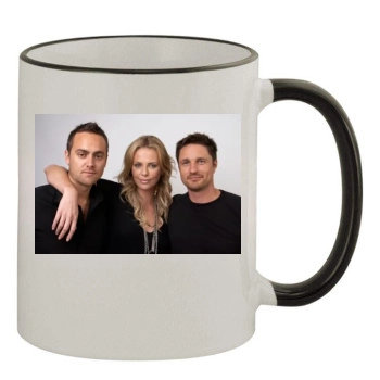 Charlize Theron 11oz Colored Rim & Handle Mug