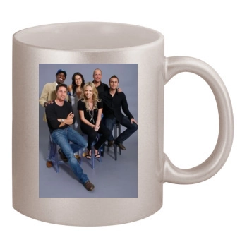 Charlize Theron 11oz Metallic Silver Mug