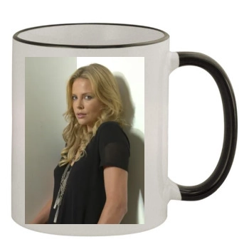 Charlize Theron 11oz Colored Rim & Handle Mug