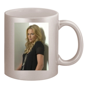 Charlize Theron 11oz Metallic Silver Mug