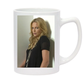 Charlize Theron 14oz White Statesman Mug