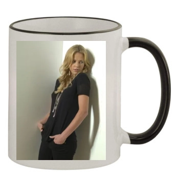 Charlize Theron 11oz Colored Rim & Handle Mug