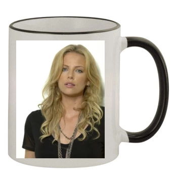 Charlize Theron 11oz Colored Rim & Handle Mug