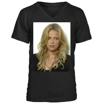 Charlize Theron Men's V-Neck T-Shirt