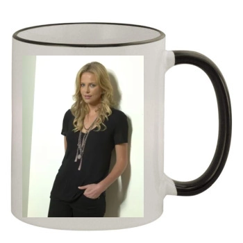 Charlize Theron 11oz Colored Rim & Handle Mug