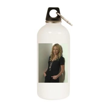 Charlize Theron White Water Bottle With Carabiner