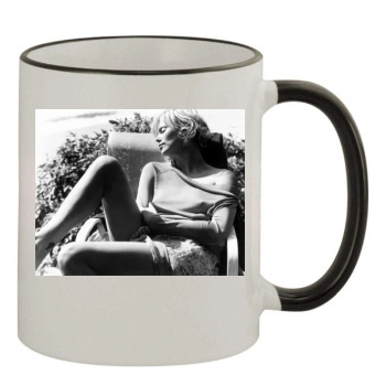 Charlize Theron 11oz Colored Rim & Handle Mug