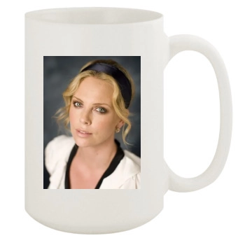 Charlize Theron 15oz White Mug