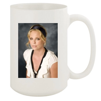 Charlize Theron 15oz White Mug