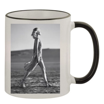 Charlize Theron 11oz Colored Rim & Handle Mug