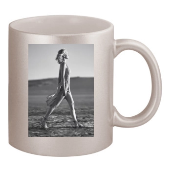 Charlize Theron 11oz Metallic Silver Mug