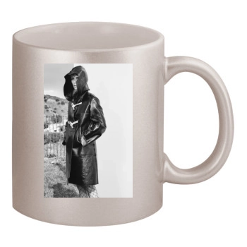 Charlize Theron 11oz Metallic Silver Mug