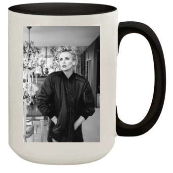 Charlize Theron 15oz Colored Inner & Handle Mug