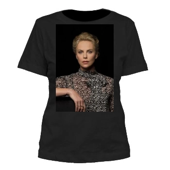 Charlize Theron Women's Cut T-Shirt