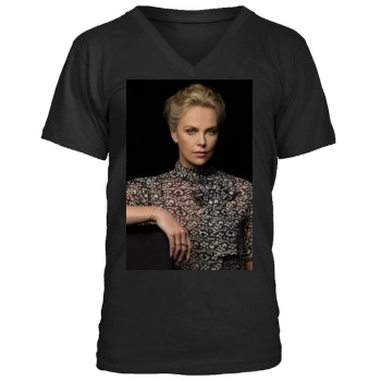 Charlize Theron Men's V-Neck T-Shirt