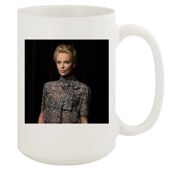 Charlize Theron 15oz White Mug