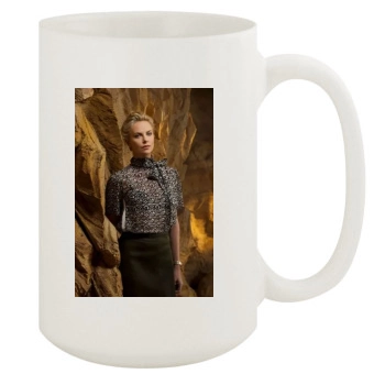 Charlize Theron 15oz White Mug