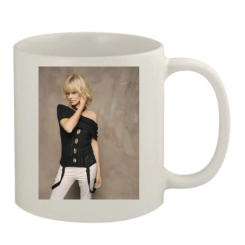 Charlize Theron 11oz White Mug