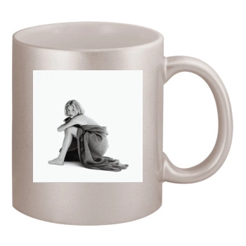 Charlize Theron 11oz Metallic Silver Mug