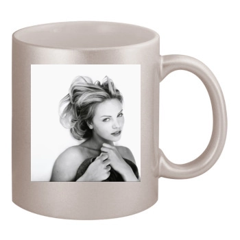 Charlize Theron 11oz Metallic Silver Mug