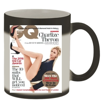 Charlize Theron Color Changing Mug