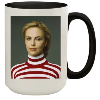 Charlize Theron 15oz Colored Inner & Handle Mug