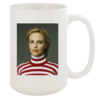 Charlize Theron 15oz White Mug