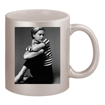 Charlize Theron 11oz Metallic Silver Mug