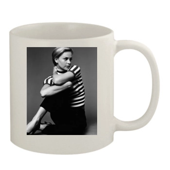 Charlize Theron 11oz White Mug