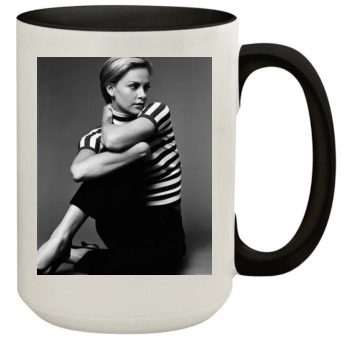 Charlize Theron 15oz Colored Inner & Handle Mug