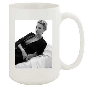 Charlize Theron 15oz White Mug