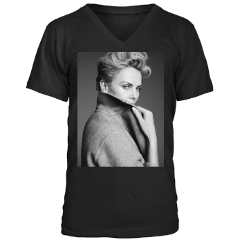 Charlize Theron Men's V-Neck T-Shirt