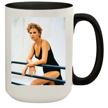 Charlize Theron 15oz Colored Inner & Handle Mug