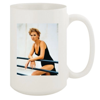 Charlize Theron 15oz White Mug