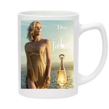 Charlize Theron 14oz White Statesman Mug