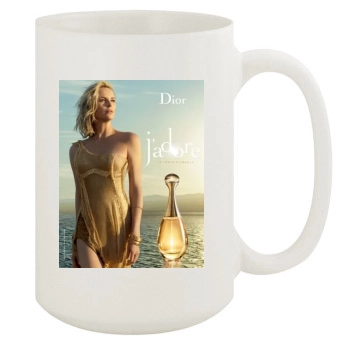 Charlize Theron 15oz White Mug