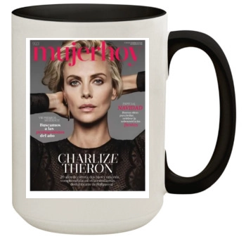 Charlize Theron 15oz Colored Inner & Handle Mug